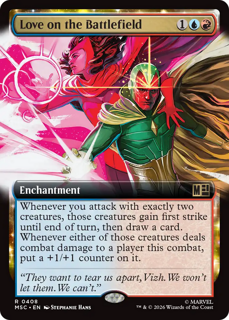 Love on the Battlefield (Extended Art) [Marvel Super Heroes Commander] | Red Claw Gaming
