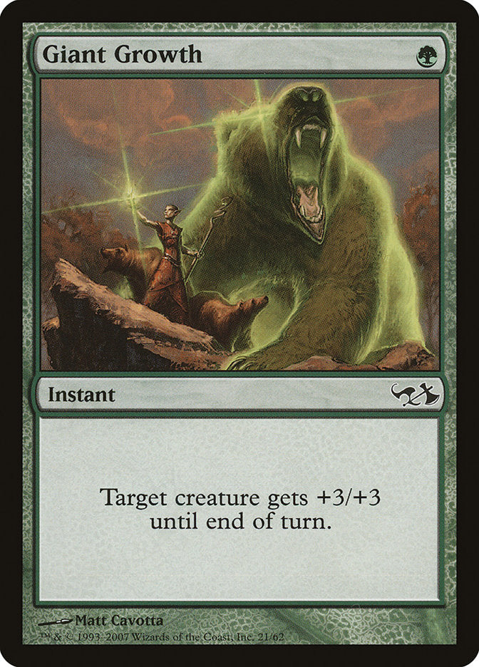 Giant Growth [Duel Decks: Elves vs. Goblins] MTG Single Magic: The Gathering | Red Claw Gaming