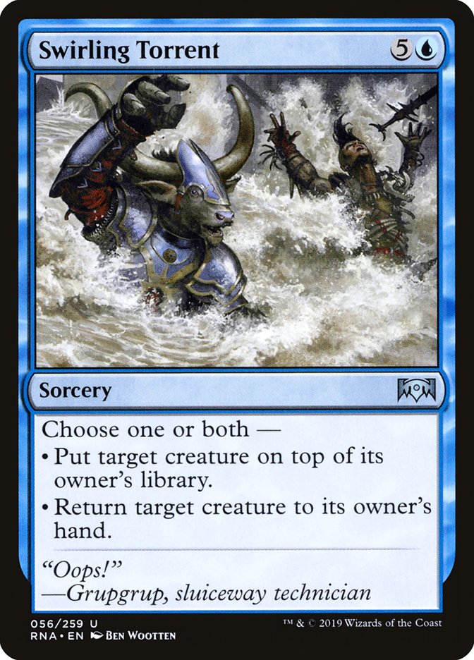 Swirling Torrent [Ravnica Allegiance] MTG Single Magic: The Gathering | Red Claw Gaming
