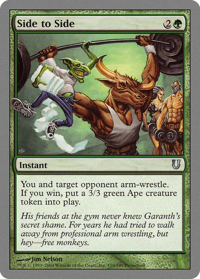 Side to Side [Unhinged] MTG Single Magic: The Gathering | Red Claw Gaming