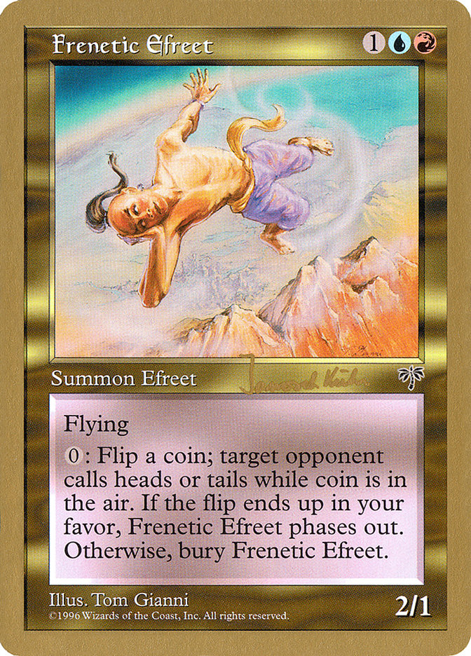 Frenetic Efreet (Janosch Kuhn) [World Championship Decks 1997] MTG Single Magic: The Gathering | Red Claw Gaming