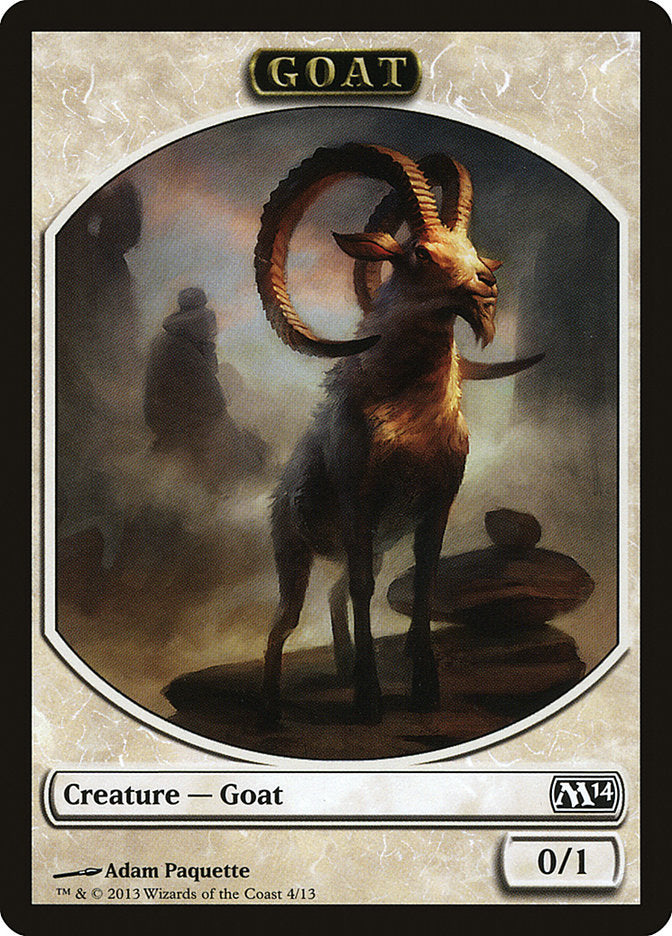 Goat Token [Magic 2014 Tokens] MTG Single Magic: The Gathering | Red Claw Gaming
