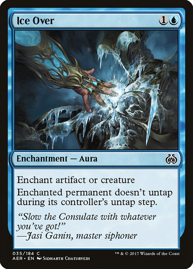Ice Over [Aether Revolt] MTG Single Magic: The Gathering | Red Claw Gaming