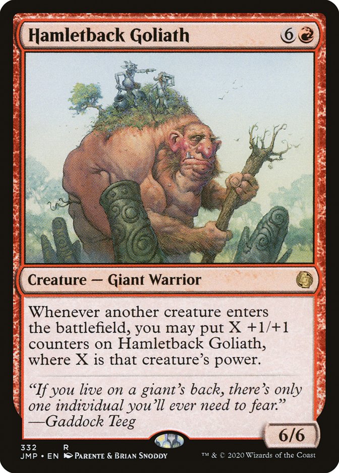 Hamletback Goliath [Jumpstart] MTG Single Magic: The Gathering | Red Claw Gaming