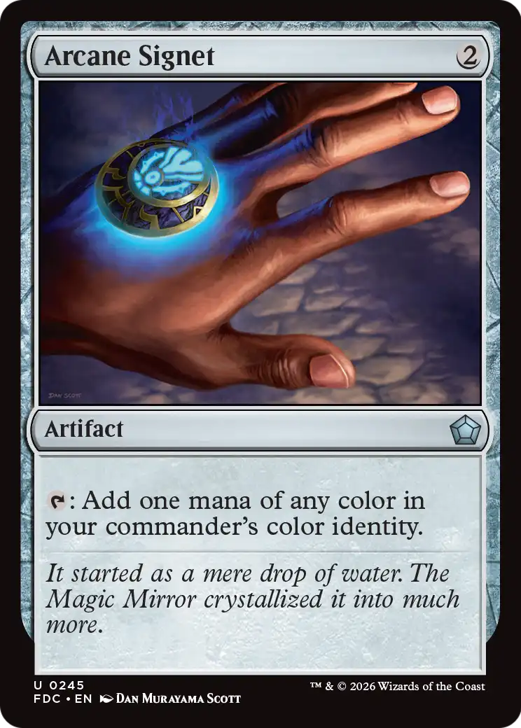 Arcane Signet (0245) [Foundations Commander] | Red Claw Gaming