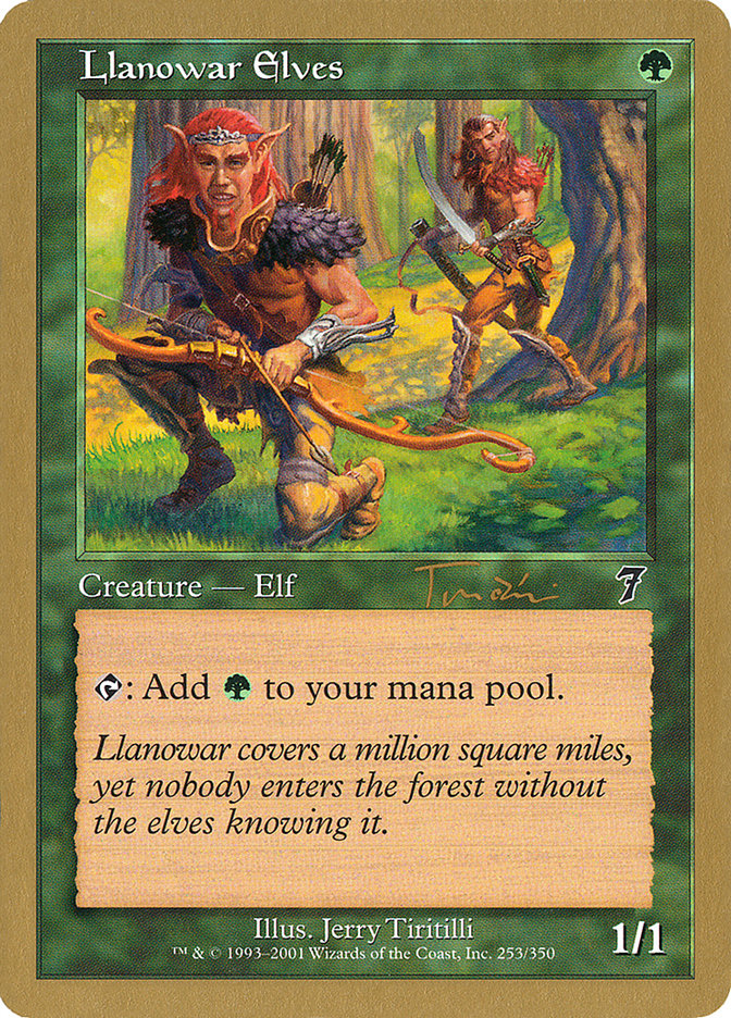 Llanowar Elves (Jan Tomcani) [World Championship Decks 2001] MTG Single Magic: The Gathering | Red Claw Gaming