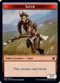 Satyr // Wolf Double-Sided Token [Theros Beyond Death Tokens] MTG Single Magic: The Gathering | Red Claw Gaming