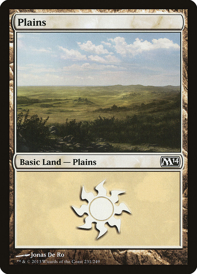 Plains (231) [Magic 2014] MTG Single Magic: The Gathering | Red Claw Gaming