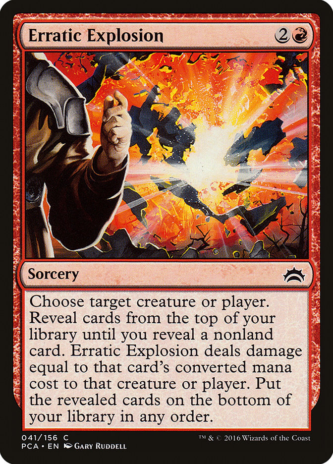Erratic Explosion [Planechase Anthology] MTG Single Magic: The Gathering | Red Claw Gaming