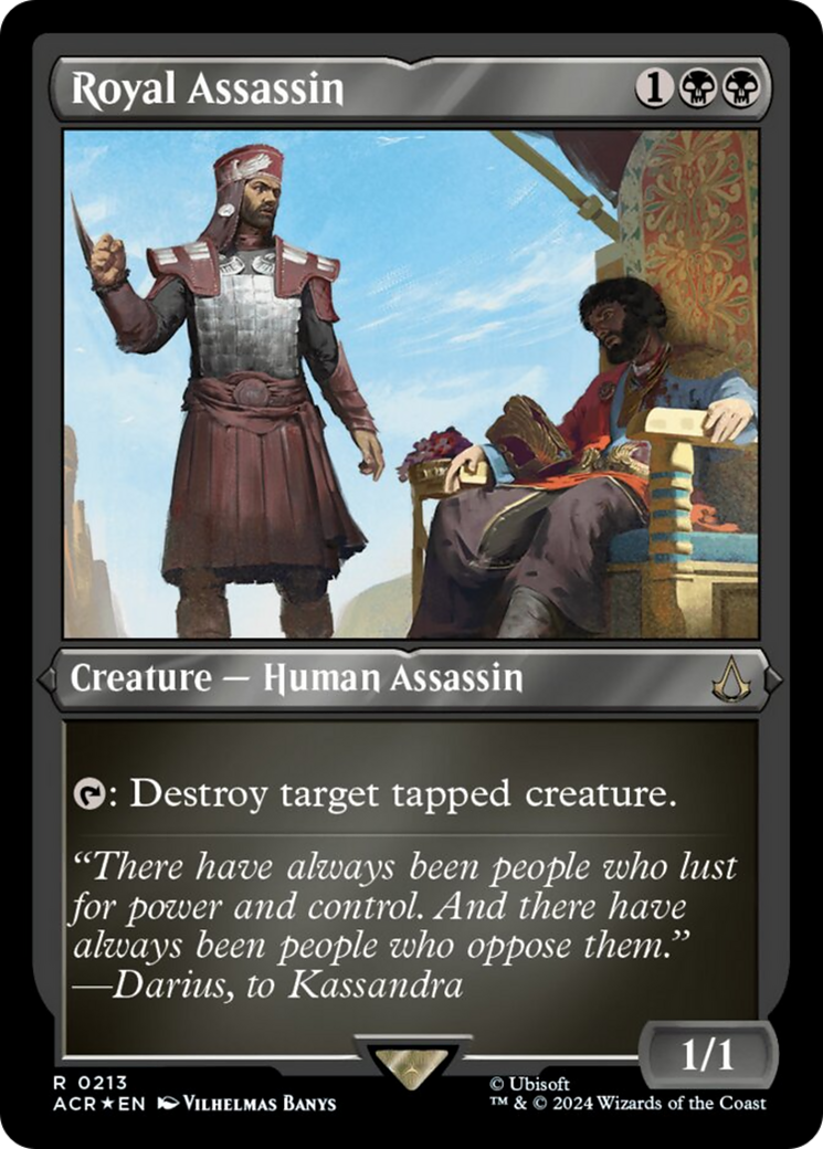 Royal Assassin (Foil Etched) [Assassin's Creed] MTG Single Magic: The Gathering | Red Claw Gaming