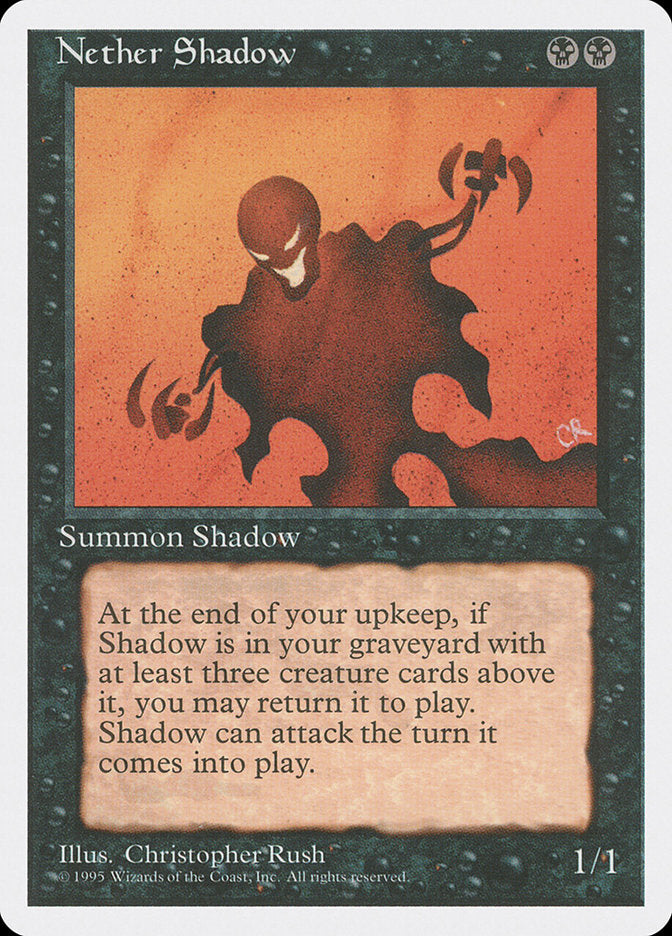 Nether Shadow [Fourth Edition] MTG Single Magic: The Gathering | Red Claw Gaming