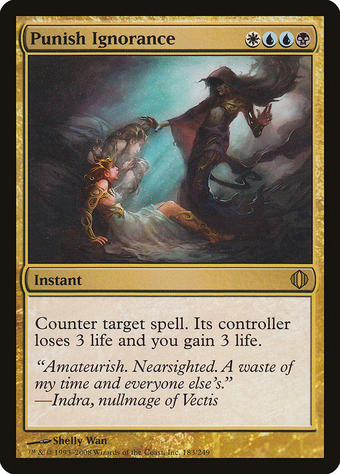 Punish Ignorance [Shards of Alara] MTG Single Magic: The Gathering | Red Claw Gaming