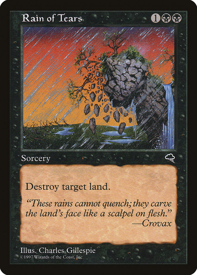 Rain of Tears [Tempest] MTG Single Magic: The Gathering | Red Claw Gaming