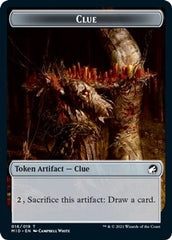 Zombie (005) // Clue Double-Sided Token [Innistrad: Midnight Hunt Tokens] MTG Single Magic: The Gathering | Red Claw Gaming