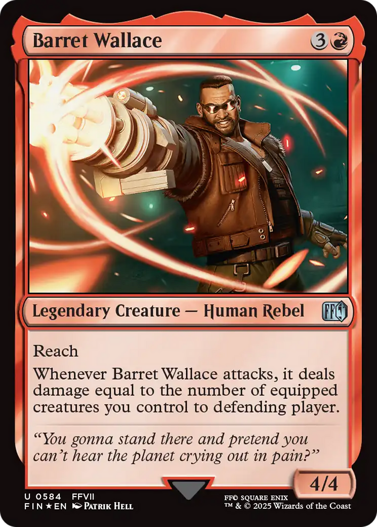 Barret Wallace (Surge Foil) [FINAL FANTASY] MTG Single Magic: The Gathering | Red Claw Gaming