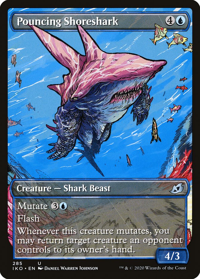 Pouncing Shoreshark (Showcase) [Ikoria: Lair of Behemoths] MTG Single Magic: The Gathering | Red Claw Gaming