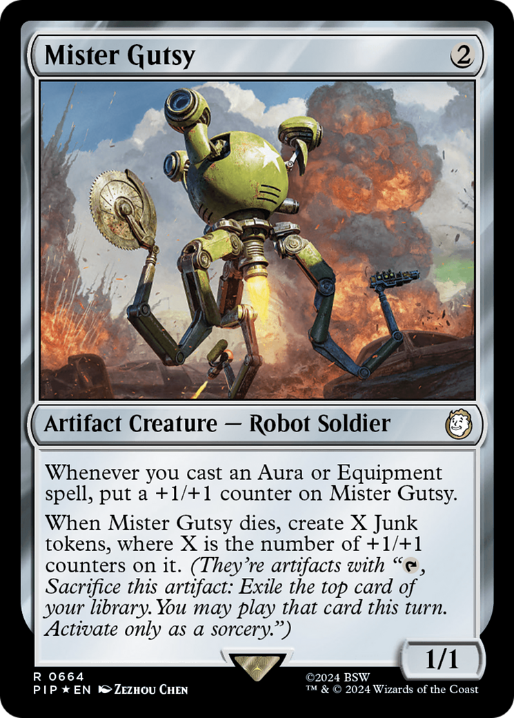 Mister Gutsy (Surge Foil) [Fallout] MTG Single Magic: The Gathering | Red Claw Gaming