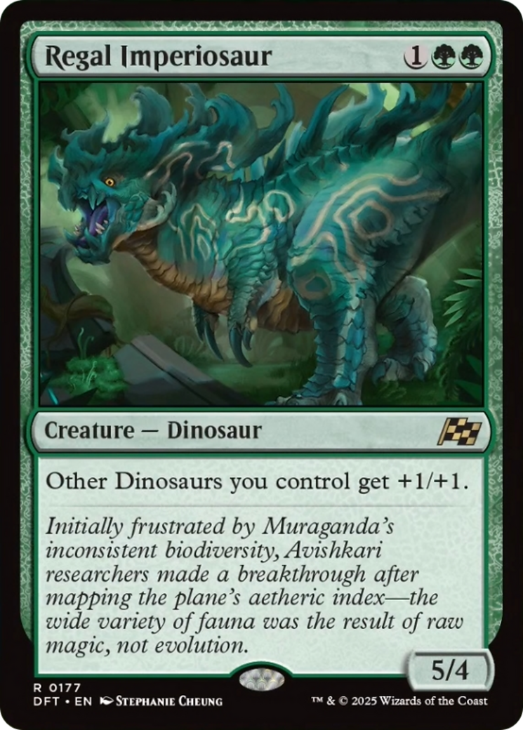 Regal Imperiosaur [Aetherdrift] MTG Single Magic: The Gathering | Red Claw Gaming