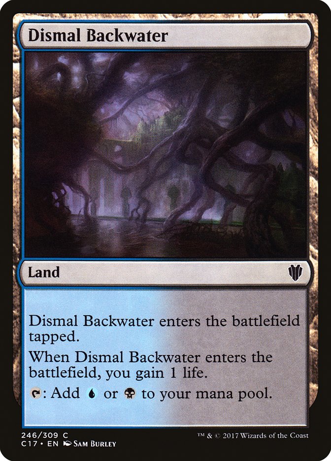 Dismal Backwater [Commander 2017] MTG Single Magic: The Gathering | Red Claw Gaming