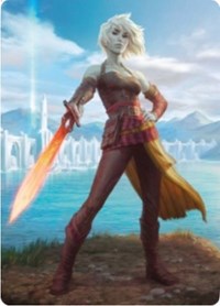Nahiri, Heir of the Ancients 1 Art Card [Zendikar Rising Art Series] MTG Single Magic: The Gathering | Red Claw Gaming
