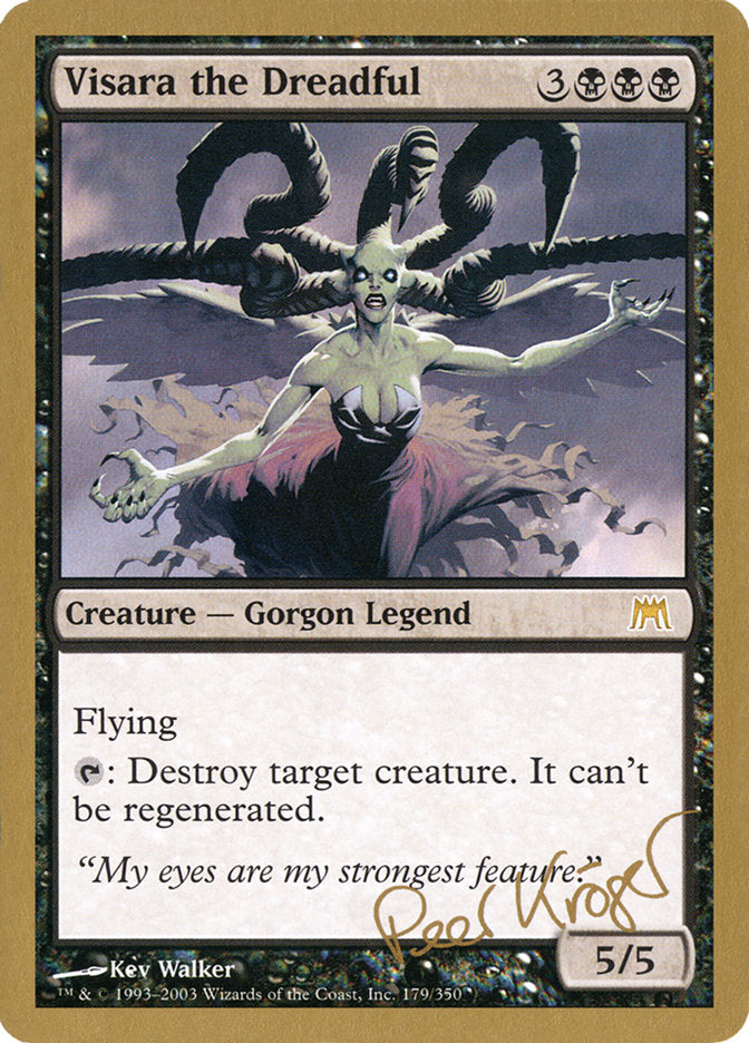 Visara the Dreadful (Peer Kroger) [World Championship Decks 2003] MTG Single Magic: The Gathering    | Red Claw Gaming