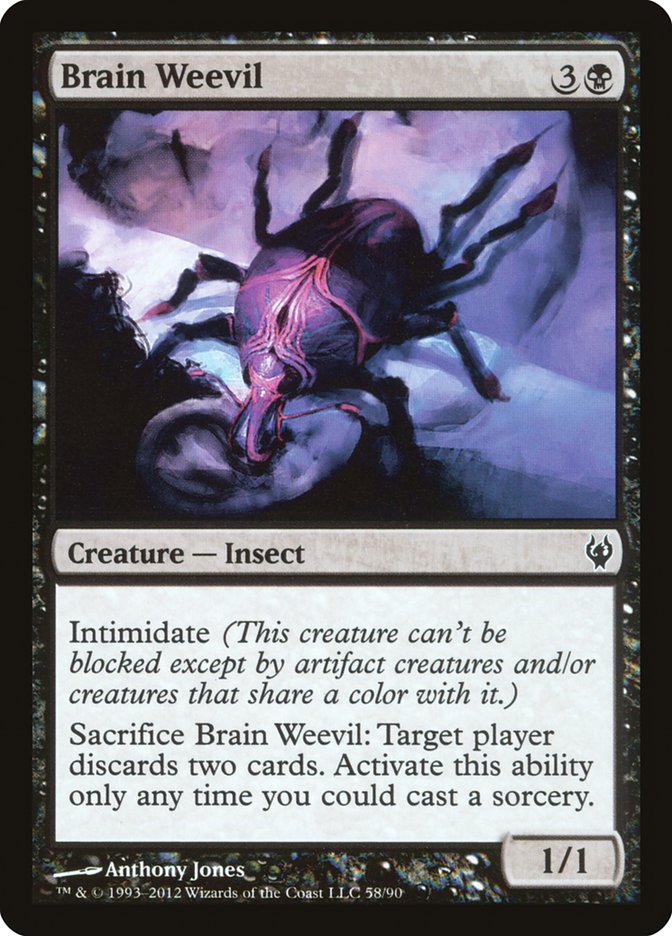 Brain Weevil [Duel Decks: Izzet vs. Golgari] MTG Single Magic: The Gathering | Red Claw Gaming