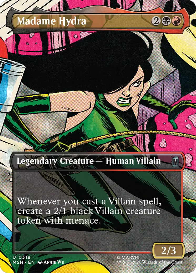 Madame Hydra (Borderless) [Marvel Super Heroes] MTG Single Magic: The Gathering | Red Claw Gaming