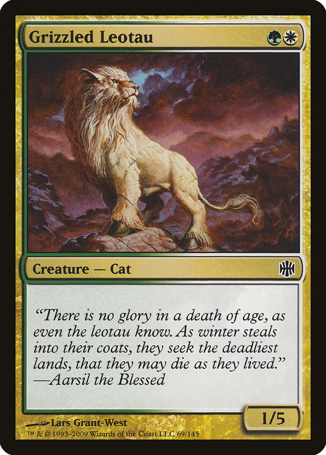 Grizzled Leotau [Alara Reborn] MTG Single Magic: The Gathering | Red Claw Gaming
