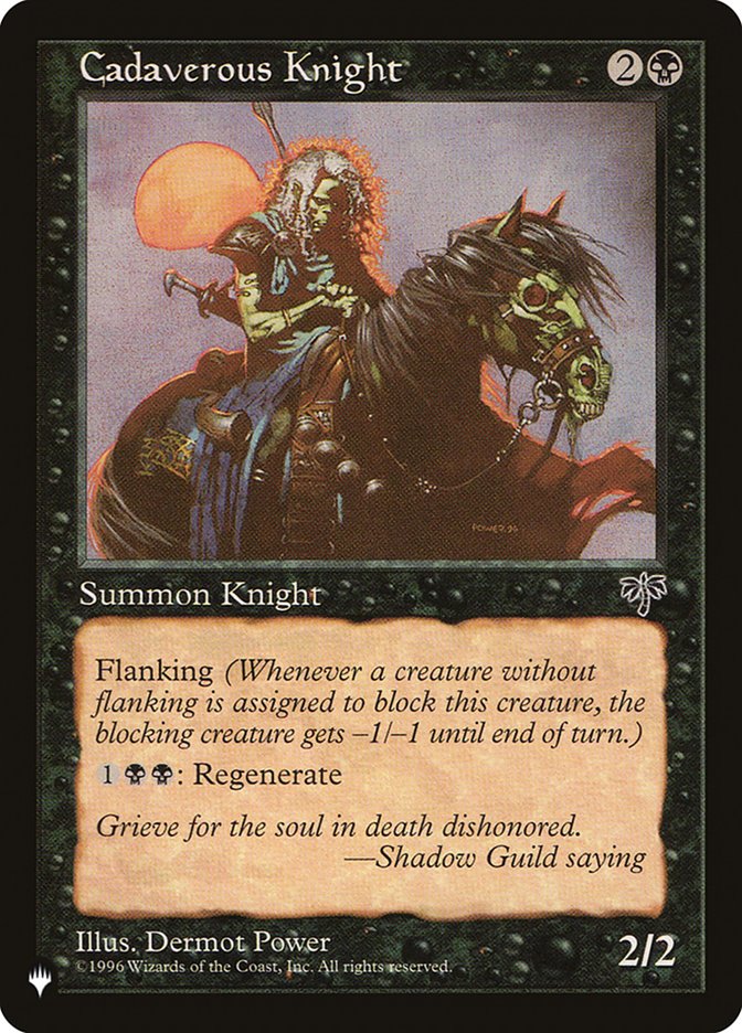 Cadaverous Knight [The List] MTG Single Magic: The Gathering    | Red Claw Gaming