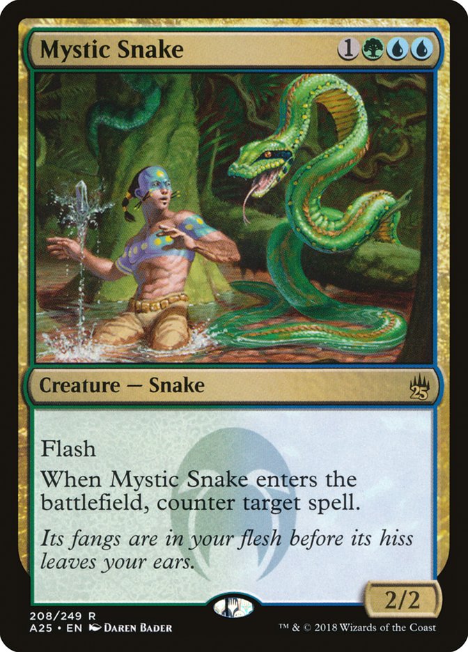 Mystic Snake [Masters 25] MTG Single Magic: The Gathering | Red Claw Gaming