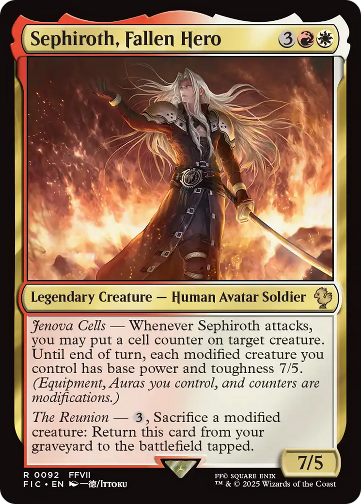 Sephiroth, Fallen Hero [FINAL FANTASY Commander] MTG Single Magic: The Gathering | Red Claw Gaming