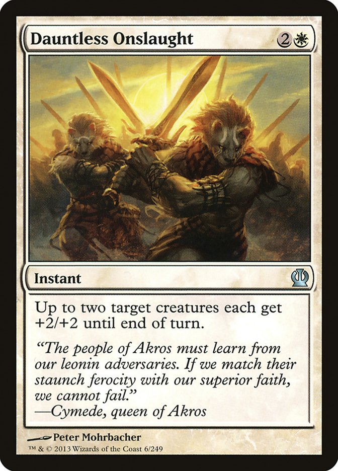 Dauntless Onslaught [Theros] MTG Single Magic: The Gathering | Red Claw Gaming