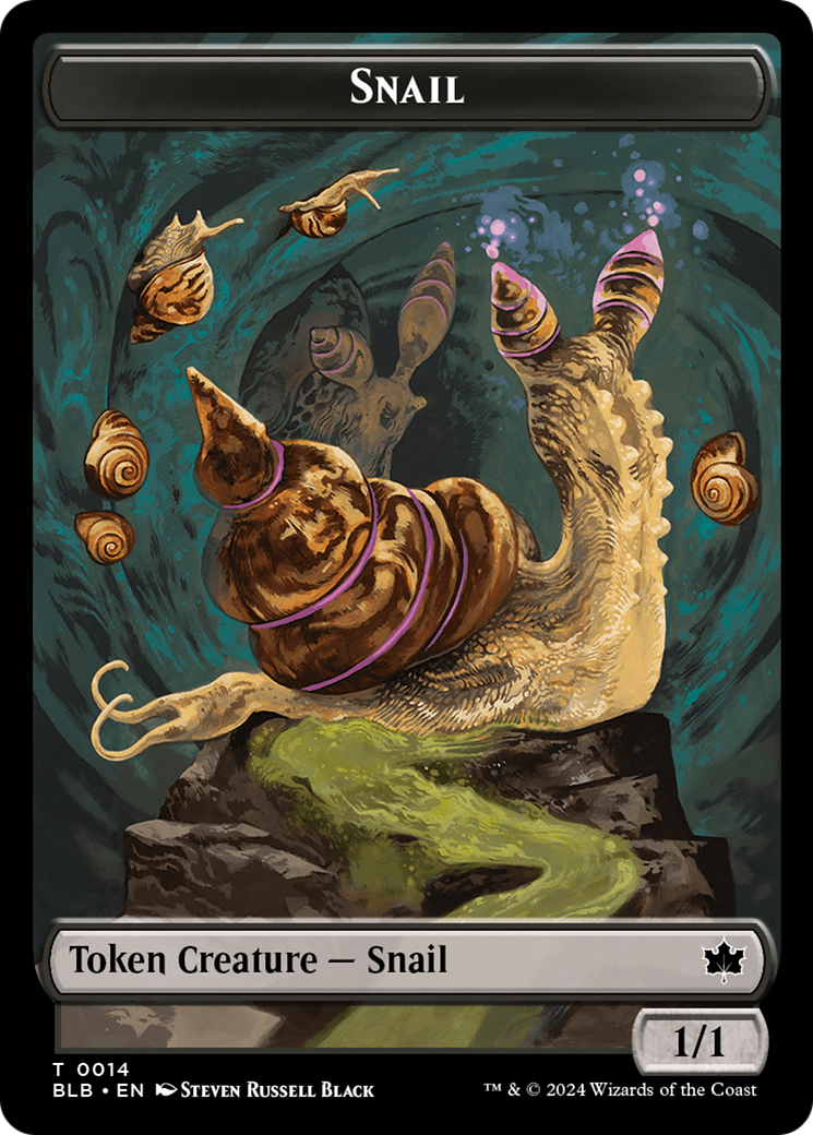 Snail Token [Bloomburrow Tokens] MTG Single Magic: The Gathering | Red Claw Gaming