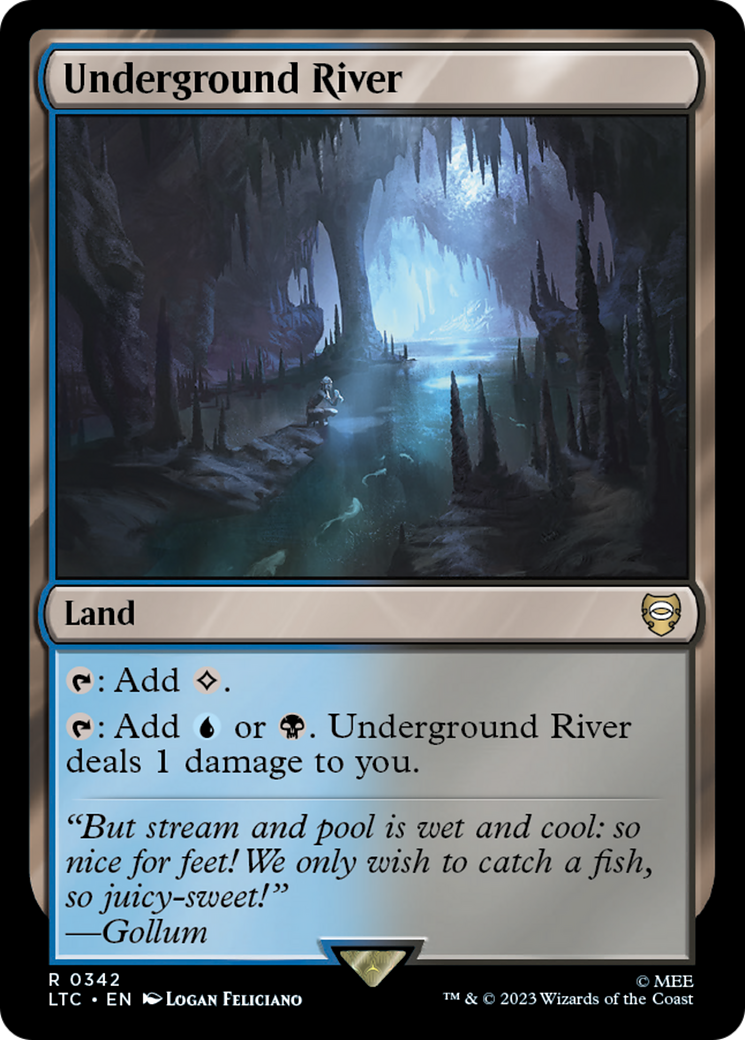 Underground River [The Lord of the Rings: Tales of Middle-Earth Commander] MTG Single Magic: The Gathering | Red Claw Gaming