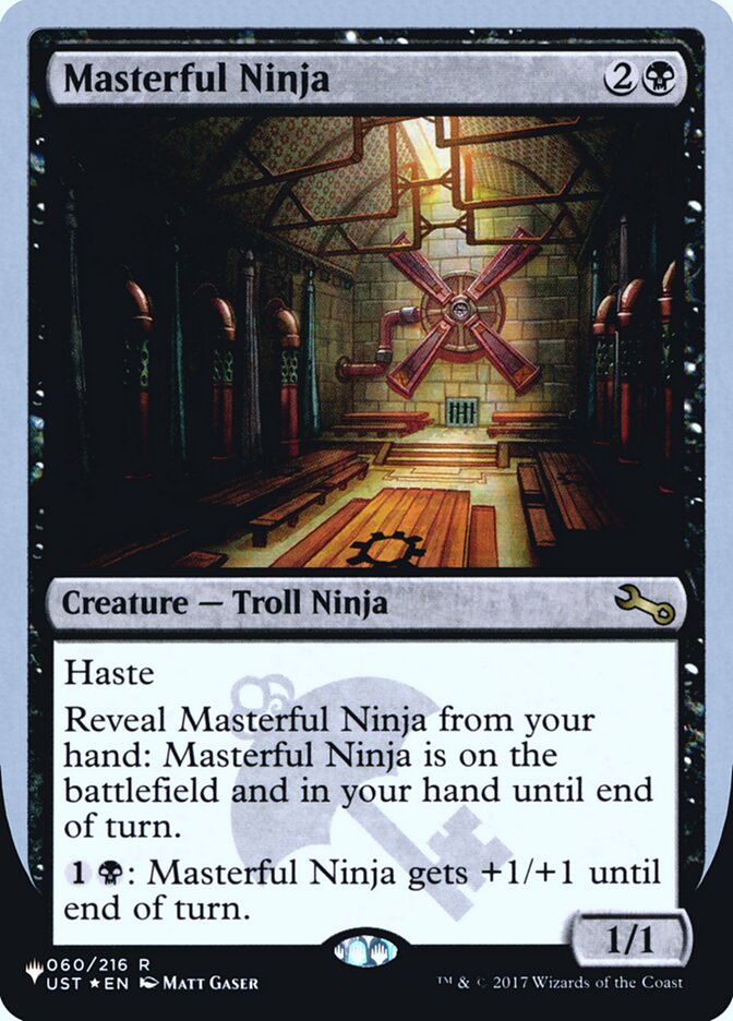 Masterful Ninja (Unfinity Foil Edition) [The List] MTG Single Magic: The Gathering | Red Claw Gaming
