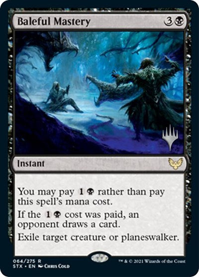 Baleful Mastery (Promo Pack) [Strixhaven: School of Mages Promos] MTG Single Magic: The Gathering | Red Claw Gaming