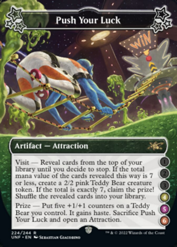 Push Your Luck (4-5-6) [Unfinity] MTG Single Magic: The Gathering    | Red Claw Gaming