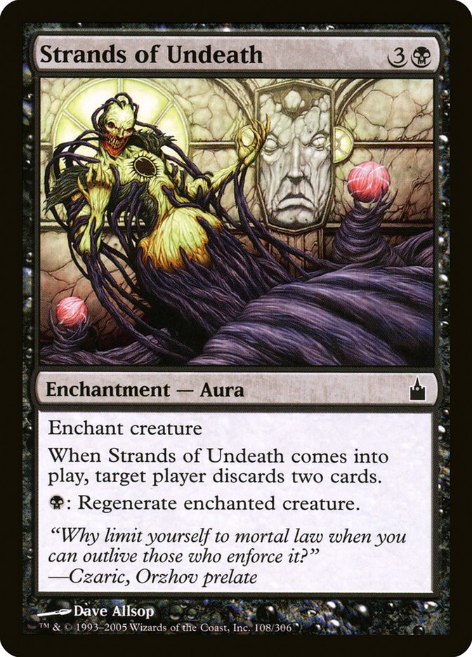 Strands of Undeath [Ravnica: City of Guilds] MTG Single Magic: The Gathering | Red Claw Gaming
