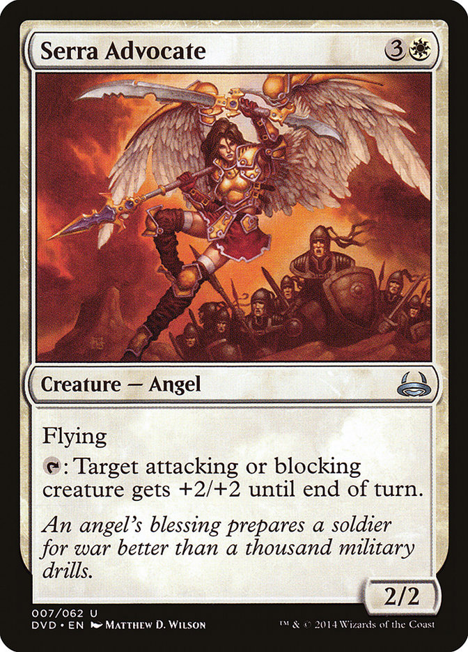 Serra Advocate (Divine vs. Demonic) [Duel Decks Anthology] MTG Single Magic: The Gathering | Red Claw Gaming