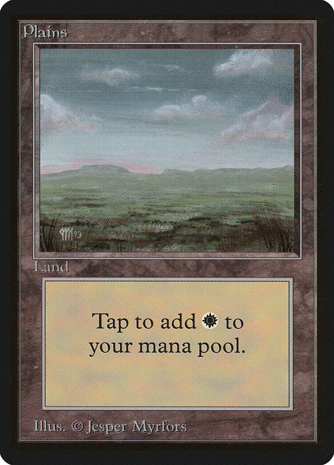 Plains (290) [Beta Edition] MTG Single Magic: The Gathering | Red Claw Gaming