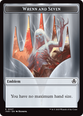 Treefolk // Emblem - Wrenn and Seven Double-Sided Token [Innistrad Remastered Tokens] MTG Single Magic: The Gathering | Red Claw Gaming