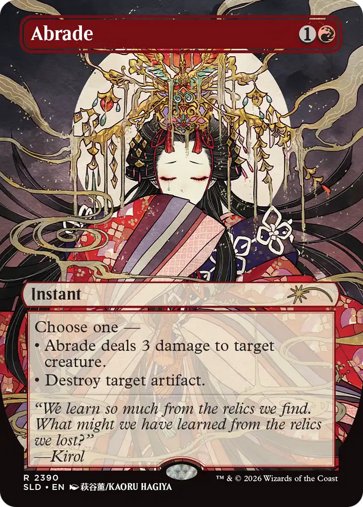 Abrade (2390) [Secret Lair Drop Series] MTG Single Magic: The Gathering | Red Claw Gaming