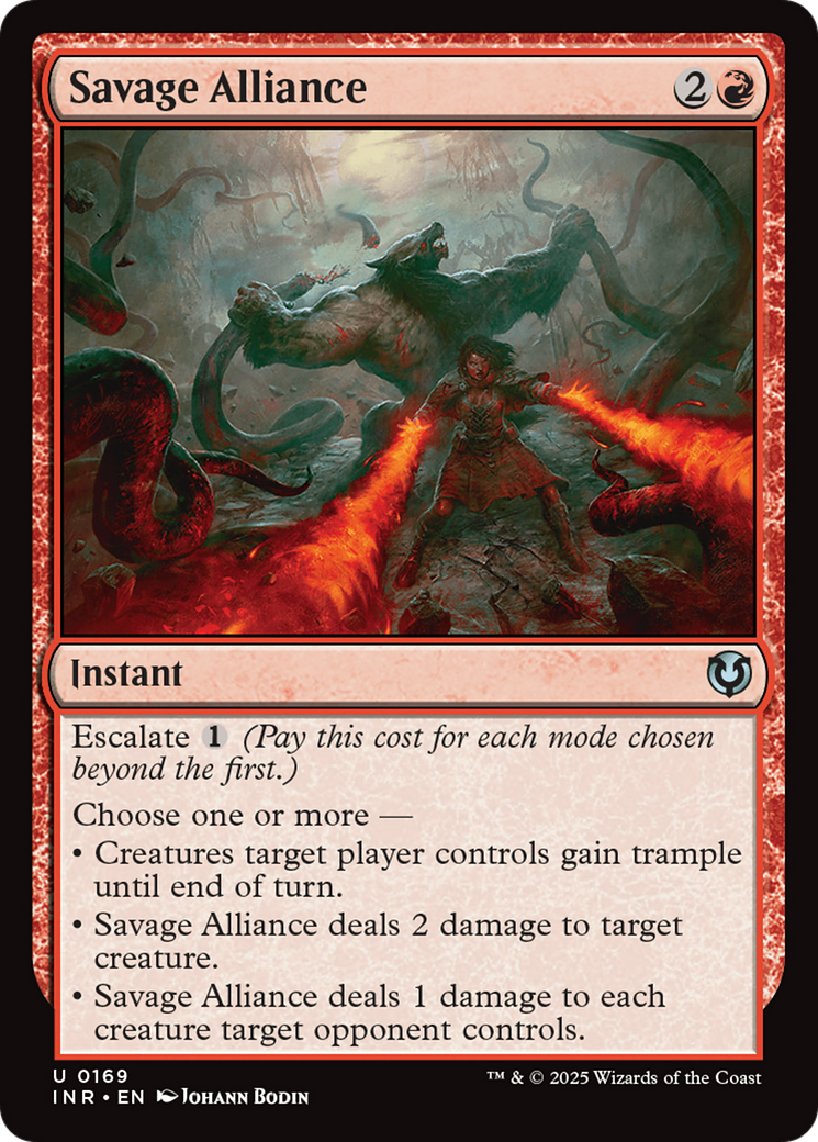 Savage Alliance [Innistrad Remastered] MTG Single Magic: The Gathering | Red Claw Gaming