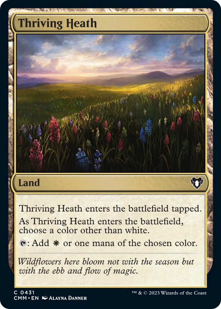 Thriving Heath [Commander Masters] MTG Single Magic: The Gathering | Red Claw Gaming