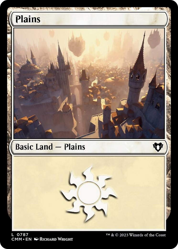 Plains (787) [Commander Masters] MTG Single Magic: The Gathering | Red Claw Gaming