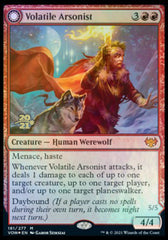 Volatile Arsonist // Dire-Strain Anarchist [Innistrad: Crimson Vow Prerelease Promos] MTG Single Magic: The Gathering | Red Claw Gaming