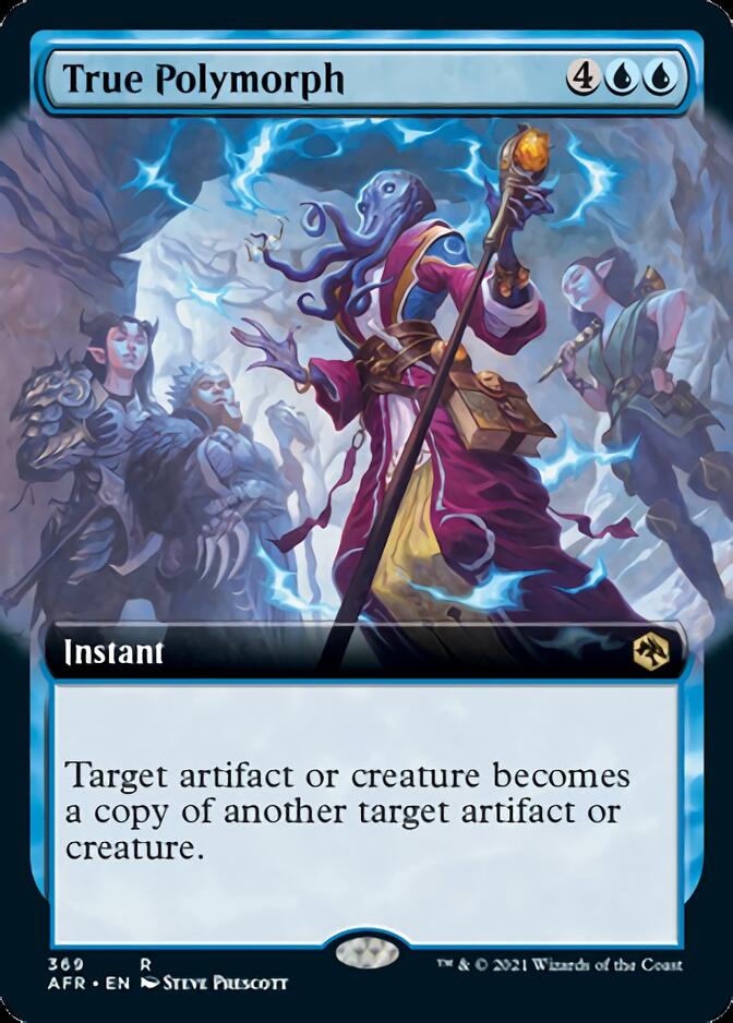 True Polymorph (Extended Art) [Dungeons & Dragons: Adventures in the Forgotten Realms] MTG Single Magic: The Gathering | Red Claw Gaming