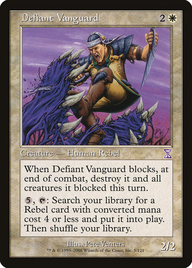 Defiant Vanguard [Time Spiral Timeshifted] MTG Single Magic: The Gathering | Red Claw Gaming