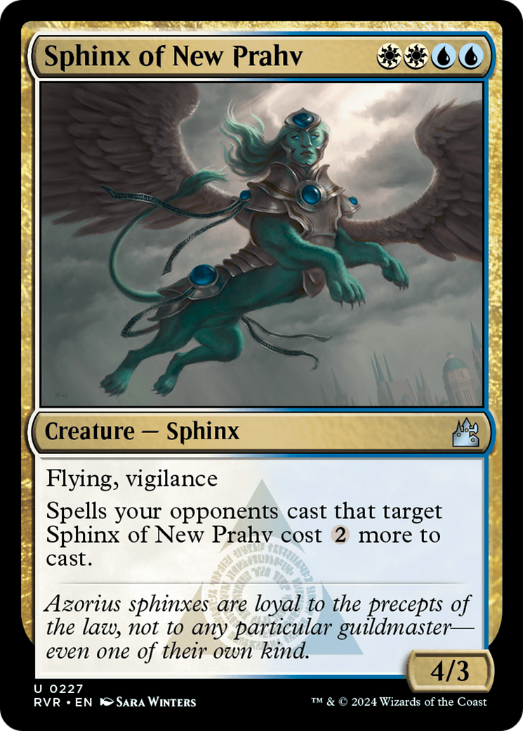 Sphinx of New Prahv [Ravnica Remastered] MTG Single Magic: The Gathering | Red Claw Gaming