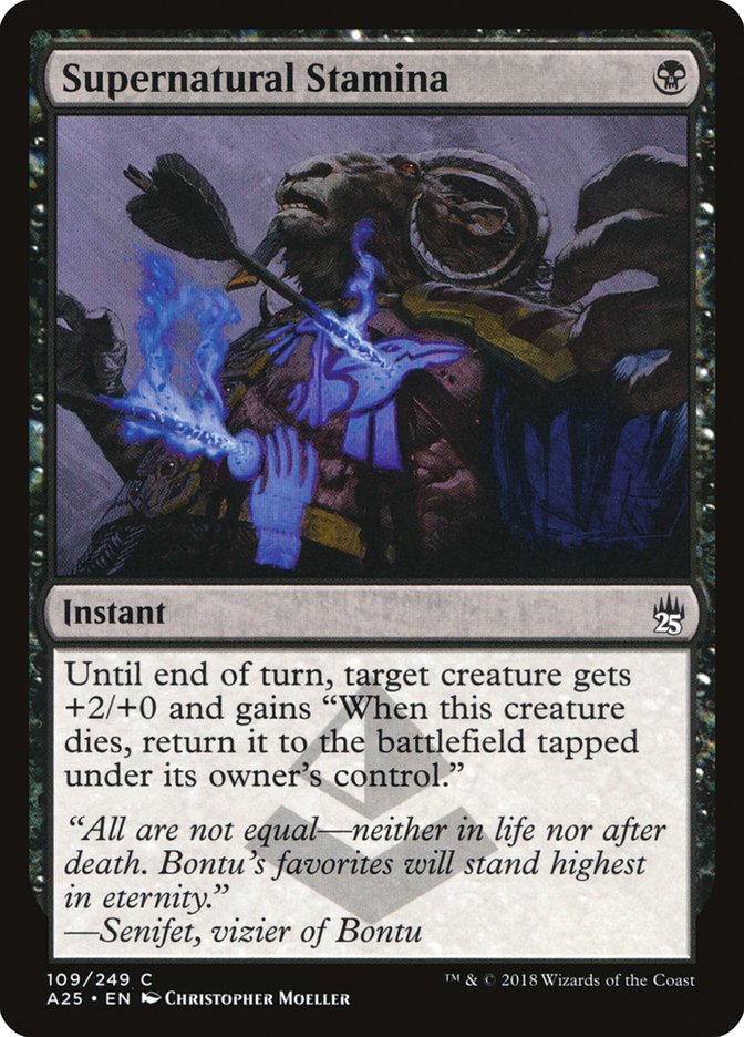 Supernatural Stamina [Masters 25] MTG Single Magic: The Gathering | Red Claw Gaming